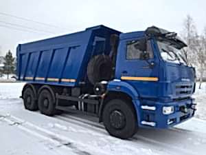 Самосвал 20 тонн КАМАЗ 6522 синий